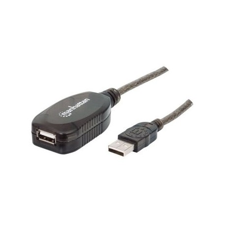 Cable Usb Manhattan V2.0 Ext. Activa 10.0m Bolsa 151573 - Envío Gratuito