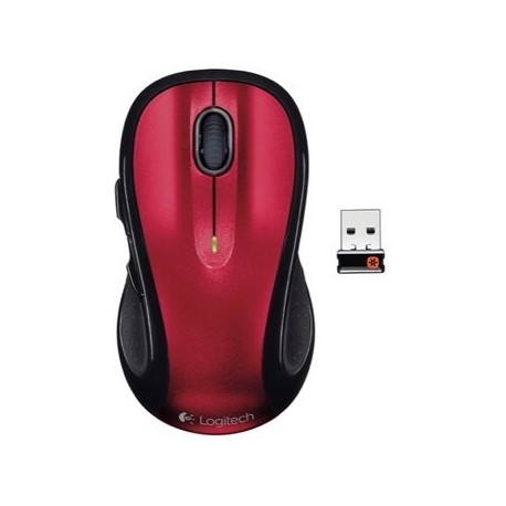 Mouse Logitech M510 Rojo Laser Inalambrico Usb (910-004554) - Envío Gratuito