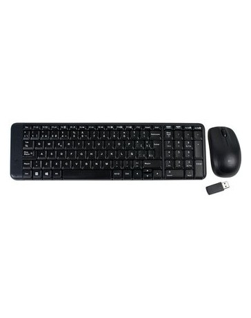 Teclado Y Mouse Logitech Wireless Combo Mk220, USB. 920-004430 - Envío Gratuito