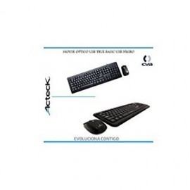 TECLADO/MOUSE True Basix TK-210 Mouse 800 Dpi - Envío Gratuito
