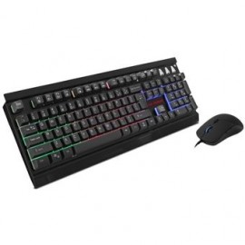 Kit Teclado y Mouse Eagle Warrior Fenix Gamer Retroiluminado - Envío Gratuito