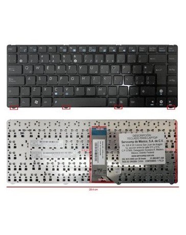 Teclado Asus EEE PC 1200 Series - Envío Gratuito