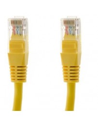 Cable Patch Cord 3m VCOM NP511-Y-3.0 UTP Cat5e .50CCA-Amarillo - Envío Gratuito