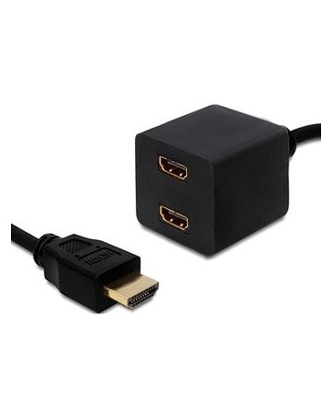 Splitter Divisor De Señal HDMI Conecta 2 Monitores - Envío Gratuito