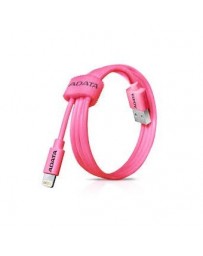 ADATA Cable USB-APPLE Lightning 1Mt Rosa AMFIPL-100CM-CPK. - Envío Gratuito