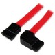 StarTech.com Cable 45Cm Sata Serial Ata Rojo Acodado Angulo - Envío Gratuito