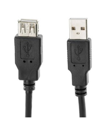 Nuevo Cable Extensión USB 2.0 3m VCOM CU202-B-3.0 - Envío Gratuito