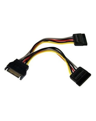 StarTech.com Cable Adaptador Bifurcador Sata 0.15M Divisor - Envío Gratuito