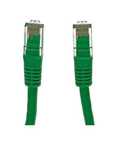 Cable Patch Cord 0.5m VCOM NP611-N-0.5 UTP Cat6e .57CCA-Verde - Envío Gratuito