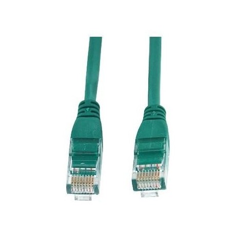 Cable Patch Cord 3m VCOM NP511-N-3.0 UTP Cat5e .50CCA-Verde - Envío Gratuito