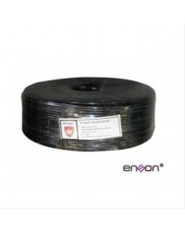 Cable Rg6-Siames Exterior Bobina 305m Negro Enson Siam6305 +C+ - Envío Gratuito