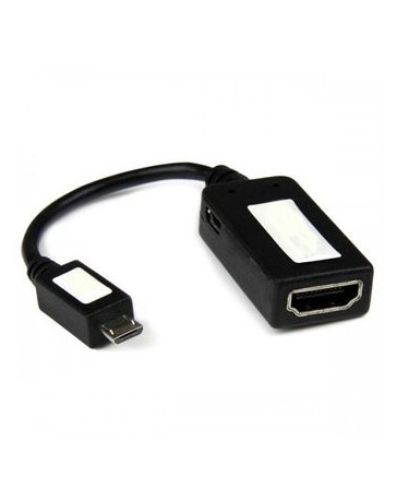 Cable Convertidor Startech MHD2HDF Video Micro USB a HDMI Hembra - Envío Gratuito