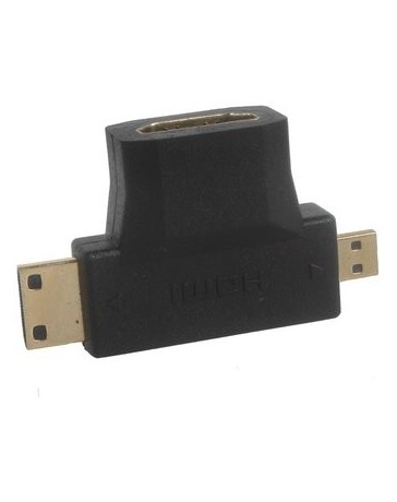 3-en-1 Micro HDMI macho + Mini HDMI macho a HDMI 1.4 Cable - Envío Gratuito