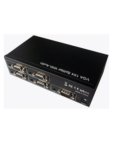 Divisor de Video Xcase VGASPL1X4 Splitter VGA 1 a 4 Con Audio - Envío Gratuito