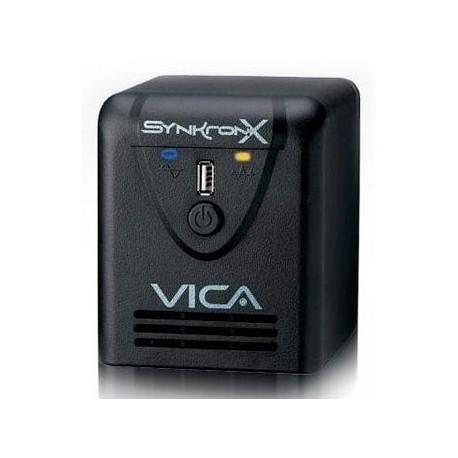 Regulador VICA, 6, Negro, Hogar y Oficina, 2000 VA, 1000 W (Synkron X) - Envío Gratuito