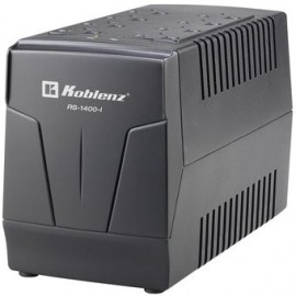 Regulador KOBLENZ RS-1400-I, 8, Negro, Oficina, 1400 VA, 600 W - Envío Gratuito
