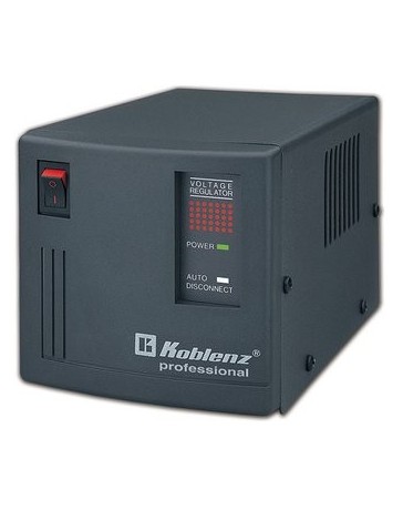Regulador KOBLENZ ER-2550, 4, Negro, Oficina, 2500 VA, 2000 W - Envío Gratuito