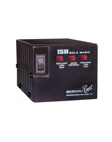 Nuevo Regulador Sola Basic Microvolt Inet 1200 Dn-21-122 4 Contactos - Envío Gratuito