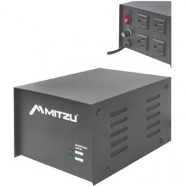 Nuevo Regulador Voltaje 4 Entradas Mitzu 09-5010C-Negro - Envío Gratuito