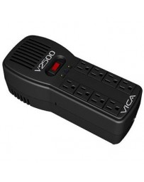 Regulador VICA V2500 2500 VA 1500W 8 Contactos-Negro - Envío Gratuito