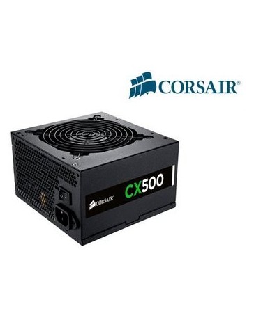 CORSAIR FUENTE PODER GAMER CX500 500W 80 PLUS - Envío Gratuito