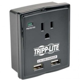 Tripp Lite Supresor de Tensión Protect It + 2 Cargadores USB - Envío Gratuito
