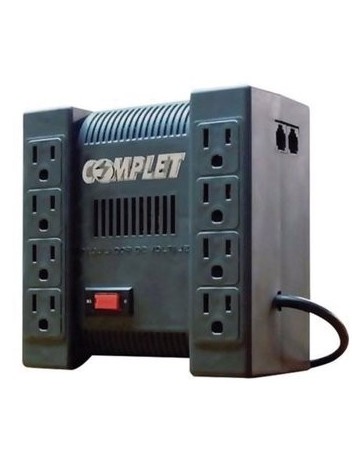 Regulador Complet R Plus (erv-6-001) 1300 Va 8 Contactos Negro - Envío Gratuito