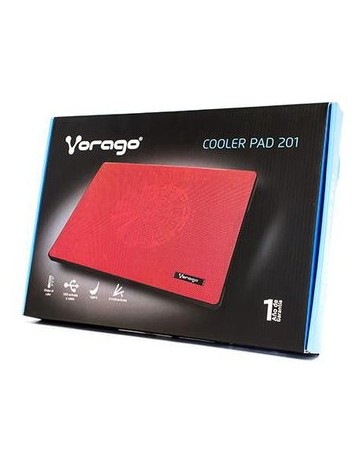 Cooler Pad VORAGO CP-201 Base Enfriamiento Laptop - Envío Gratuito