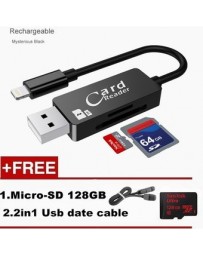 USB OTG Data Cable De Carga Para IPhone IPad - Envío Gratuito