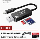 USB OTG Data Cable De Carga Para IPhone IPad Memory SD - Envío Gratuito