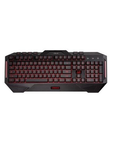 ASUS TECLADO ALAMBRICO USB CERBERUS GAMING NEGRO - Envío Gratuito