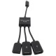 BSTUO OTG Micro USB HUB 3-en-1 Micro Hub USB Adaptador macho a hembra - Envío Gratuito