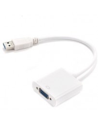 BSTUO A USB 3.0 Adaptador multi-pantalla VGA Converter - Blanco - Envío Gratuito