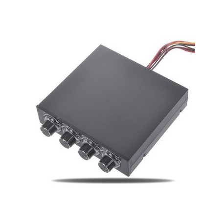 Enfriamiento de 4 canales Fan Controller velocidad para PC - Envío Gratuito