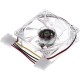 PC 80mm ventilador de ordenador con 4ea llevó 8025 8cm - Envío Gratuito