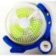 Ventilador Con Luz, 2 Vel, 2 Intensidades, Bateria Recargable - Envío Gratuito