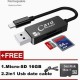 USB OTG Data Cable De Carga Para IPhone IPad Memory - Envío Gratuito