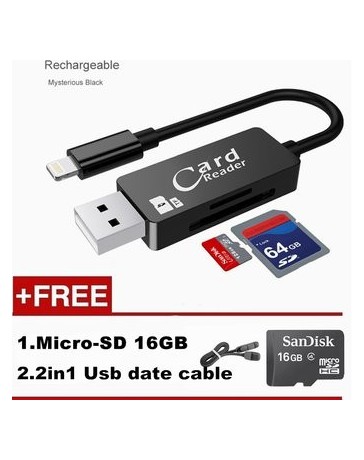 USB OTG Data Cable De Carga Para IPhone IPad Memory - Envío Gratuito