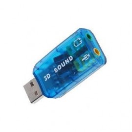 Tarjeta de sonido USB 5.1 Canales Audio para Computadora Laptop - Envío Gratuito