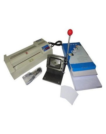 Kit Para Elaboración De Credenciales En Pvc - Envío Gratuito