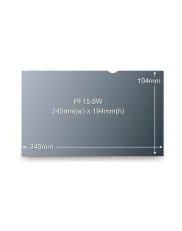 Filtro De Privacidad 3M Pf15.6w9 15.6 Pulgadas-Negro - Envío Gratuito