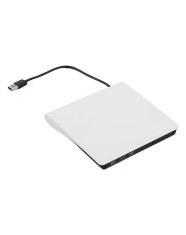 ER La máquina de CD - ROM DVD usb3.0 externa Slim móvil Blanco. - Envío Gratuito