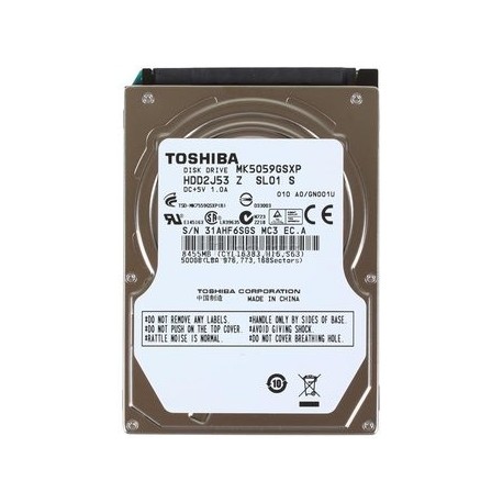 Disco Duro 500gb Sata 2.5 Toshiba Pra Computadora Laptop-negro - Envío Gratuito