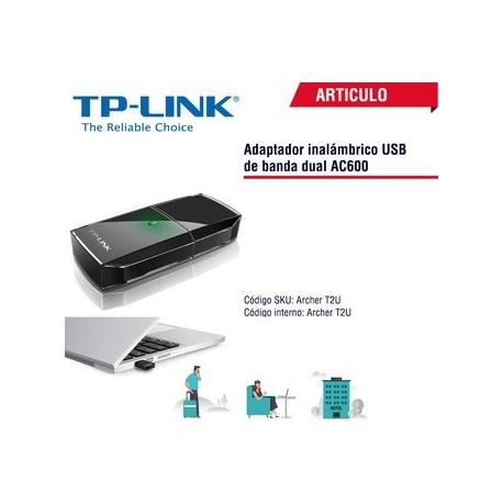 Adaptador USB Inalambrico AC600 Banda Dual - Envío Gratuito