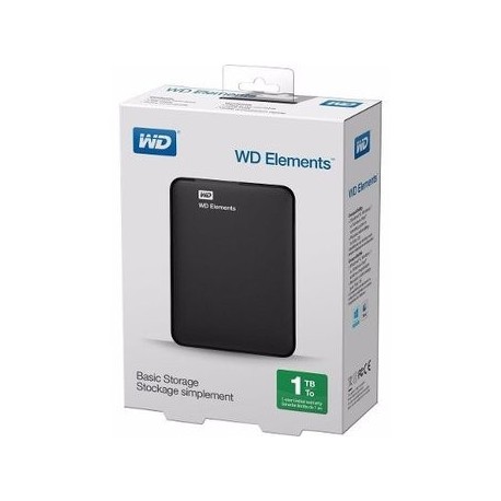 Disco Duro 1TB Externo Wd WDBUZG0010BBK-EESN - Envío Gratuito