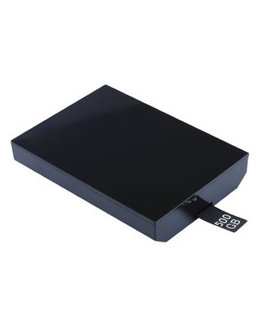 Delgado duro interno de la unidad de disco para Xbox 360 Negro (500GB) - Envío Gratuito