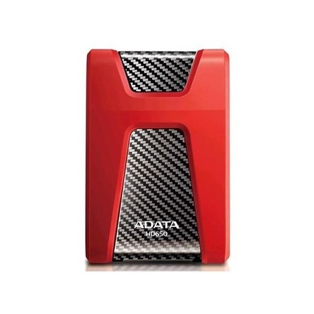 Disco Duro Externo Adata Hd650 1tb Usb 3.0 -Rojo - Envío Gratuito