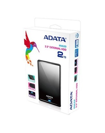 Nuevo Disco Duro Externo 3.0 Adata HV620 2TB-Negro - Envío Gratuito