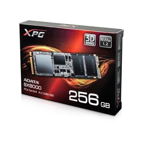 Unidad SSD M.2 Adata XPG SX8000 256Gb PCI-E Gen3x4 - Envío Gratuito