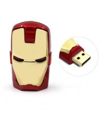 Memoria USB 2.0 8gb 16gb 32gb 64gb Mascara Iron Man - Envío Gratuito